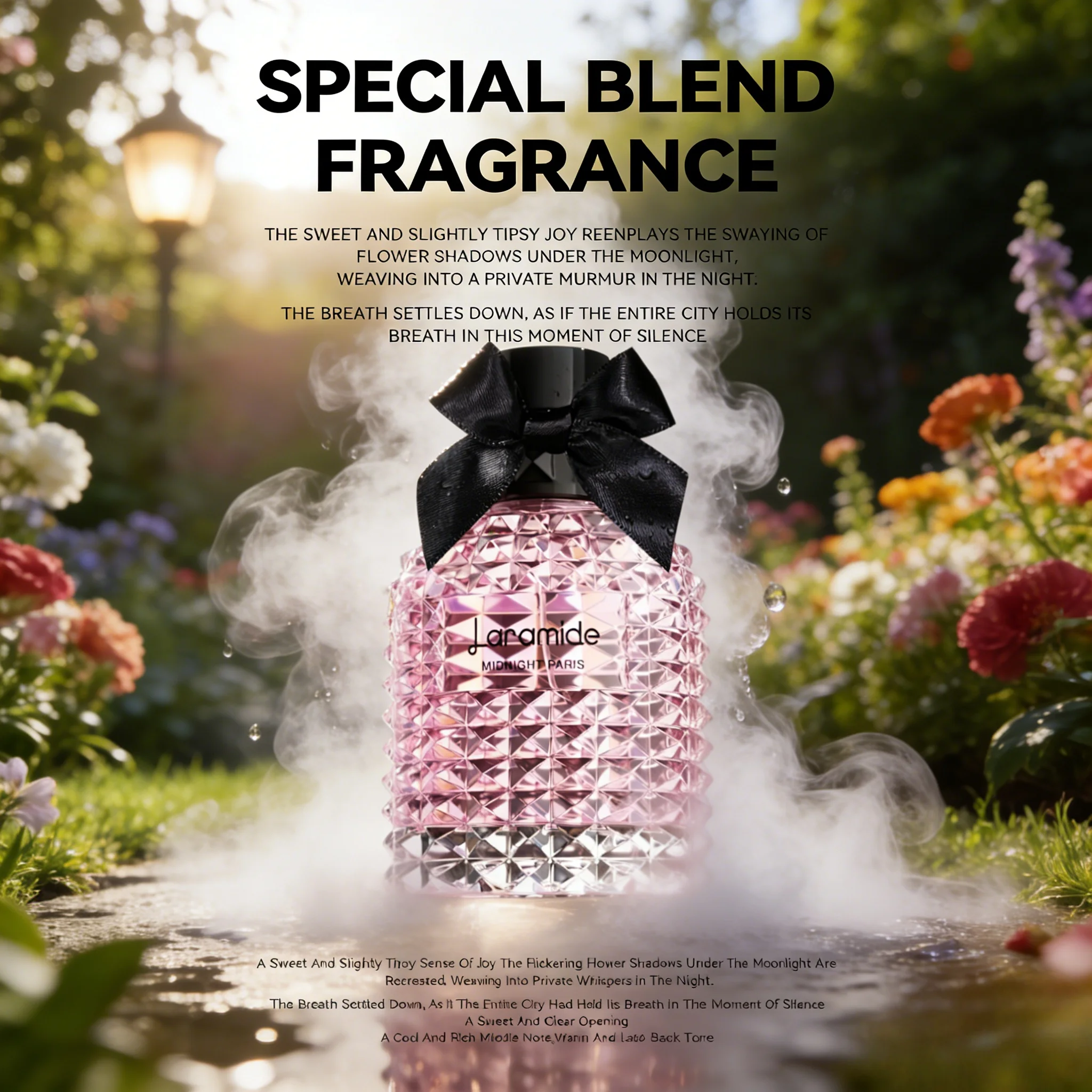 

50ml Laramide Midnight Paris Perfume Sandalwood Musk Aromatic fragrance with Parisian style, rich and long-lasting fragrance