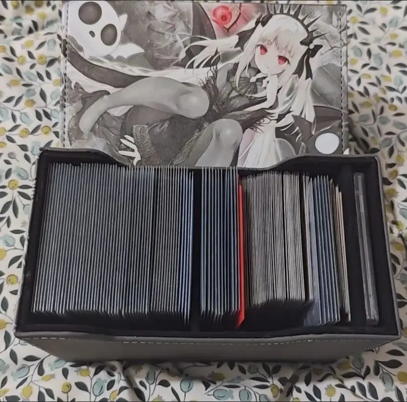 Anime Yugioh Abao Aku The Lightless Shadow Figure Deck Box Yu-Gi-Oh! Tcg Ocg Ptcg Cards Pu Leather Trading Storage Box Fans Gift view 4