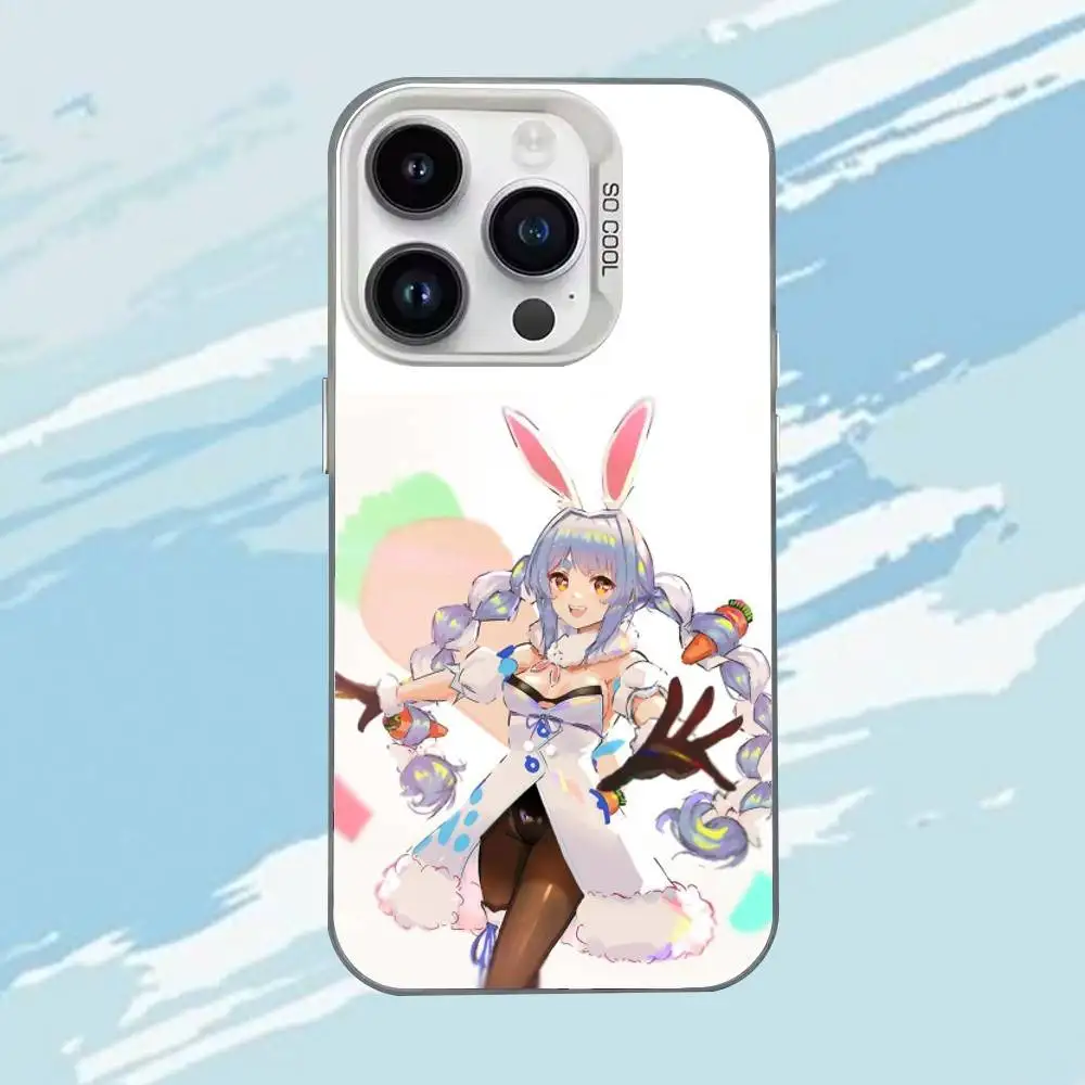 U-Usada Pekora  Phone Case For iPhone 17,16,15,14,13,12,11,Mini,Pro,E,MAX White Matte Shockproof Cover