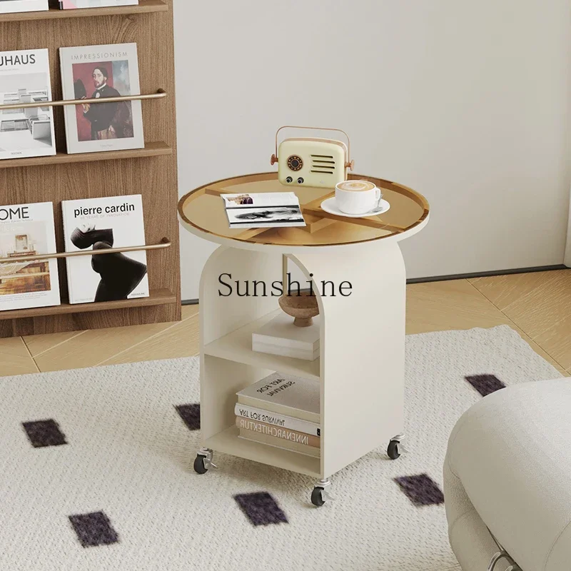 

Removable Bedroom Bedside Table Balcony Small Round Table