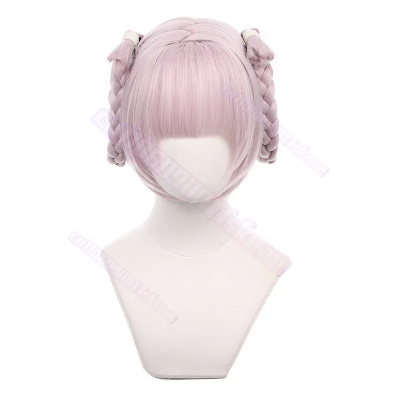 Anime Call of the Night Nazuna Nanakusa ‌   Peruka do Cosplay Różowy Warkocz Yofukashi no Uta Odporna na Ciepło Syntetyczna Peruka Halloween