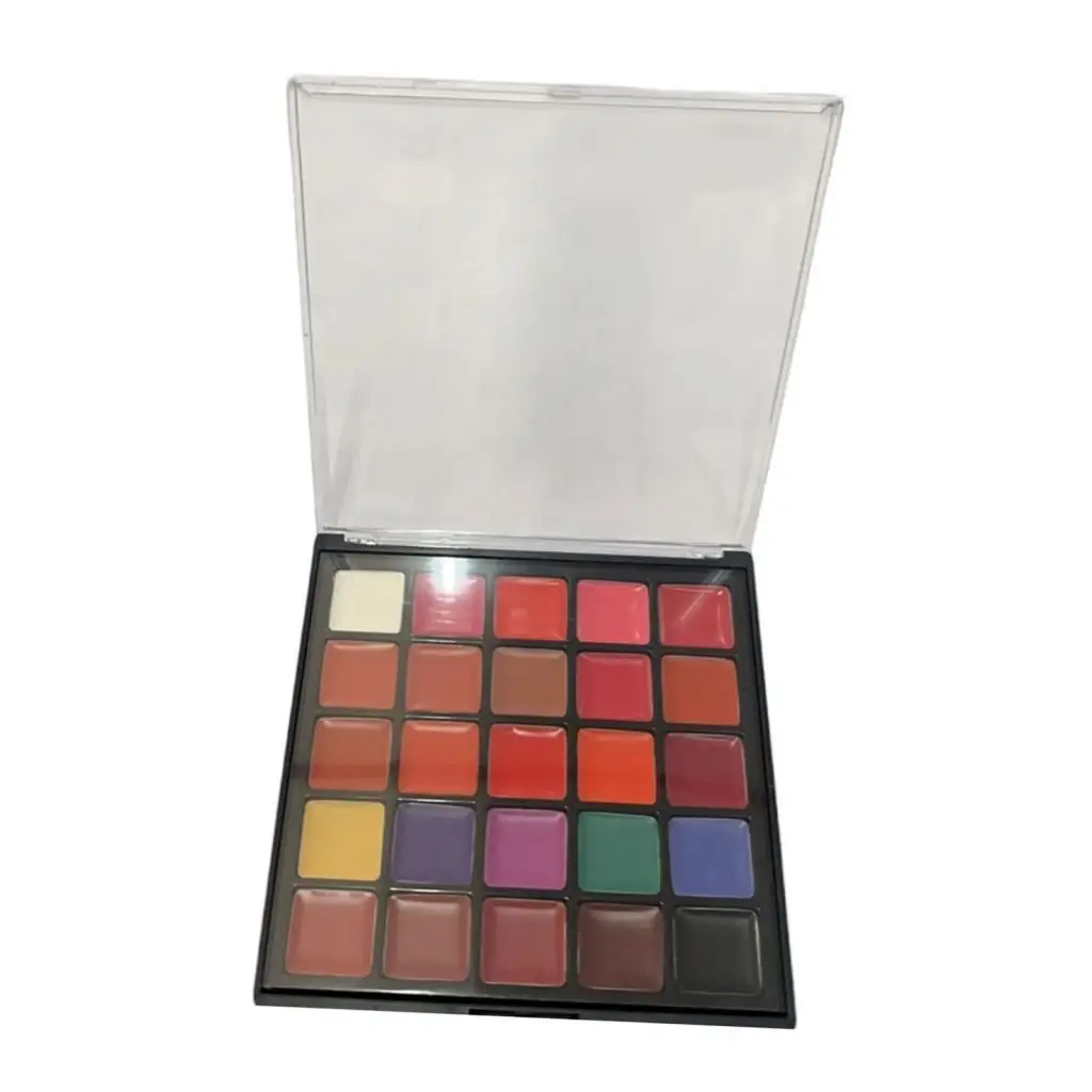 Matte Lipstick Palette 25 Shades Nude Gloss Kit for Cool and Warm Tone Lip Makeup Beauty Set
