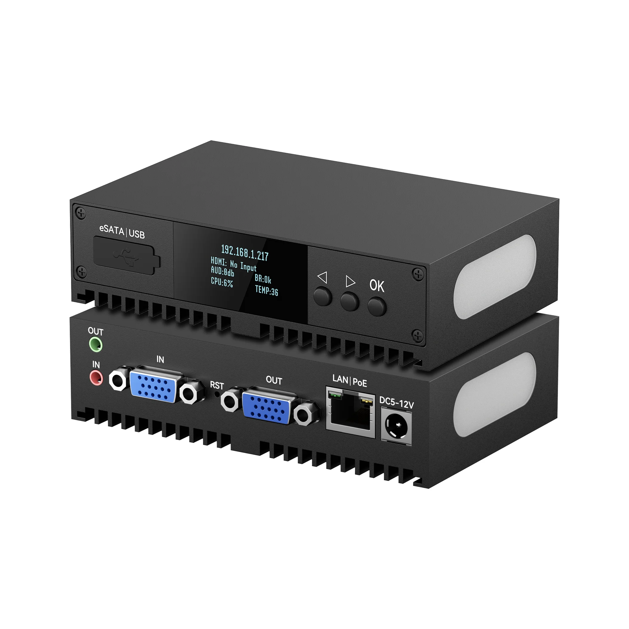 

H.265/H.264 1080P60 NDI-VGA Live Streaming Encoder/Decoder with ARM Cortex A7 Quad-Core & 2GB DDR4