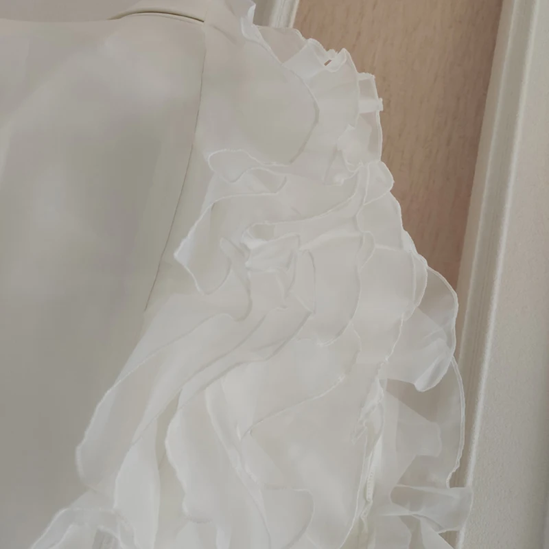 KBQ-سترات نسائية أنيقة مرقعة صلبة ، كم طويل ، زر مربوط ، معطف فضفاض كاجوال مصمم ، موضة نسائية ، جديدة