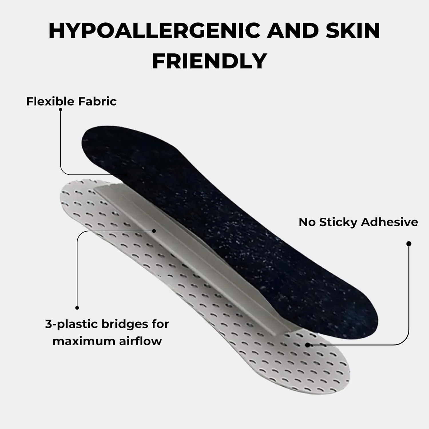 Tiras nasales con ventilación para el aliento, ayuda correcta para dejar de roncar, parche para la nariz, buen parche para dormir, almohadillas transpirables de expansión física