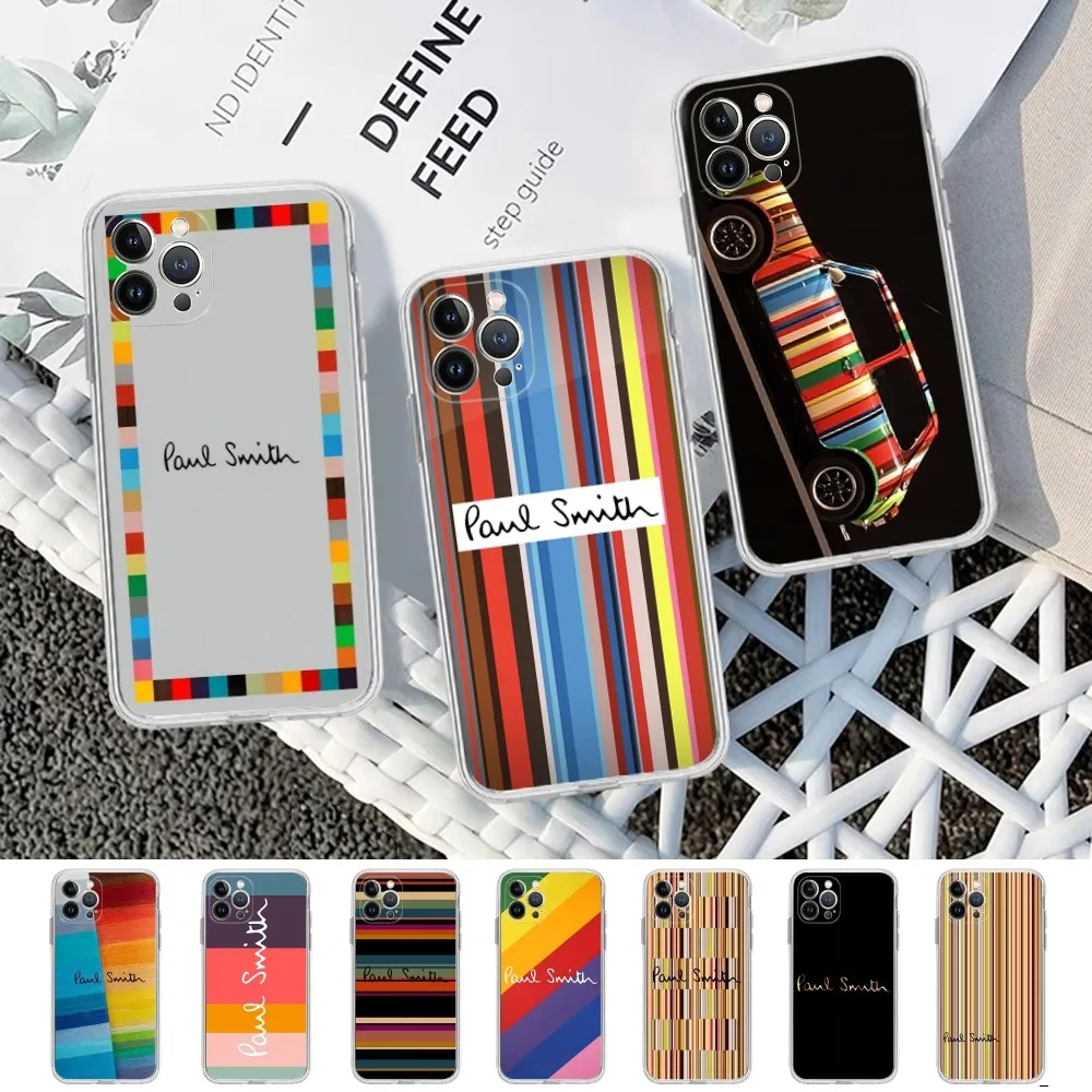 S-Smith Fashion P-Paul Phone Case For IPhone 16 15 14 13 12 Mini 11 Pro XS Max X XR SE 6 7 8 Plus Soft Silicone Cover