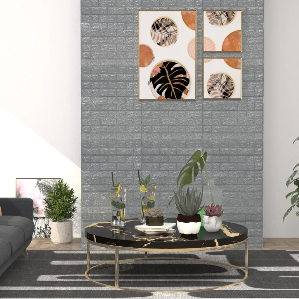 20 PCs 77x70 cm 3D Brick self-adhesive wallpaper