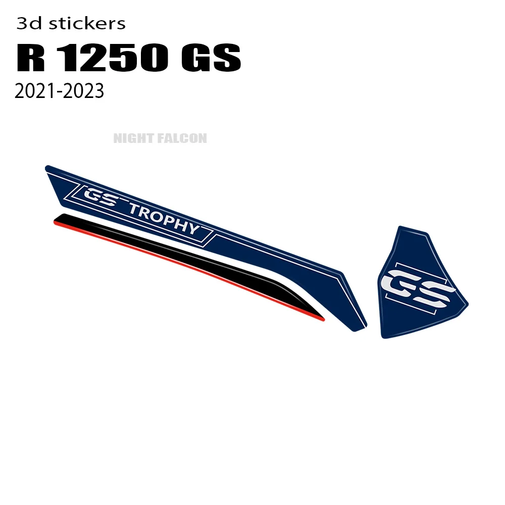 r1250gs 2023 Motorcycle 3D Epoxy Resin Sticker Swingarm Protection Decal For BMW R1250 GS R1250 GS Adventure 2019 - 2023