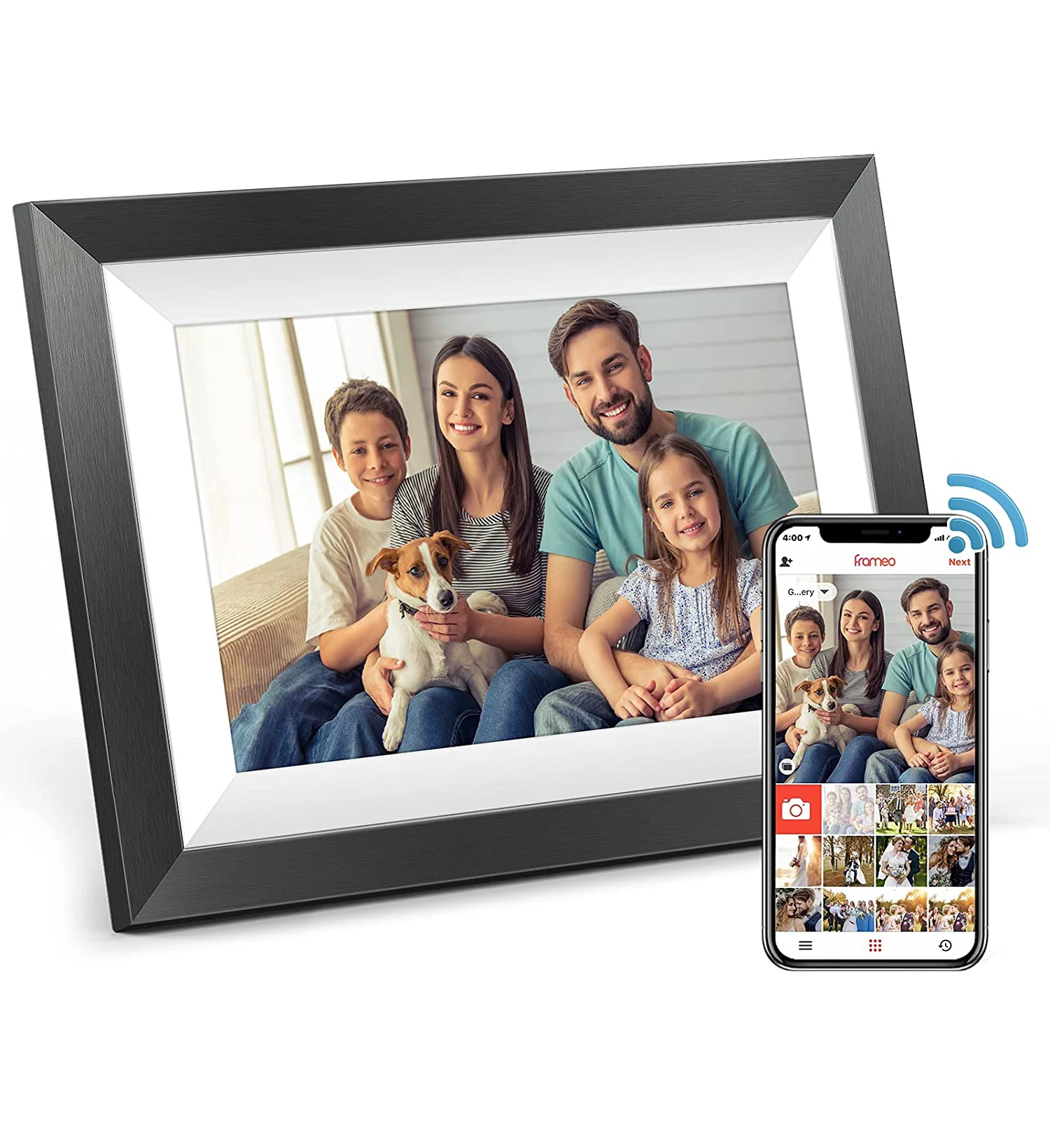 OEM 1280 IPS Touch Screen LCD HD Display App Control Wireless Cloud Picture Video Smart Android 10 Inch WIFI Digital Photo Frame