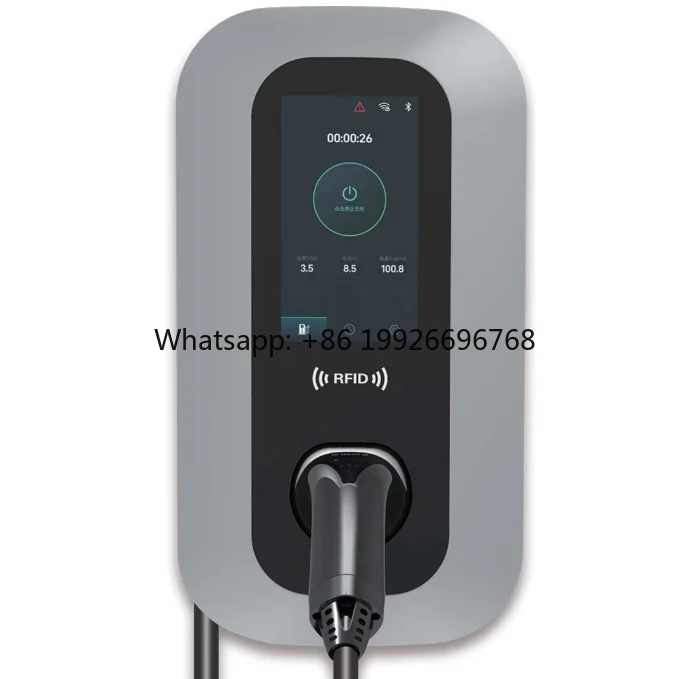 

Зарядная станция для электромобилей 32А 7 кВт, коммерческая, тип 2, настенная, быстрая зарядка переменного тока