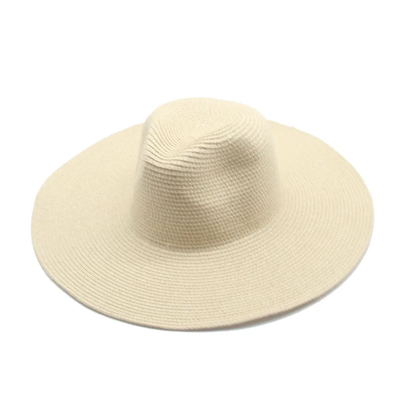 Women Hats Beach Summer Big Brim 10cm Men Women Straw Hats Outdoor Sun Protection Beach Women Summer Sun Hats Gorras Para Mujer