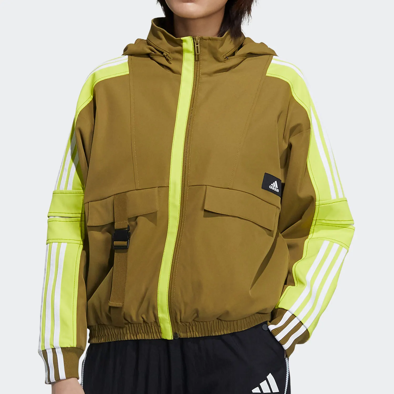 

Женская спортивная тренировочная куртка с капюшоном Adidas Originals Authentic New Season GP0623