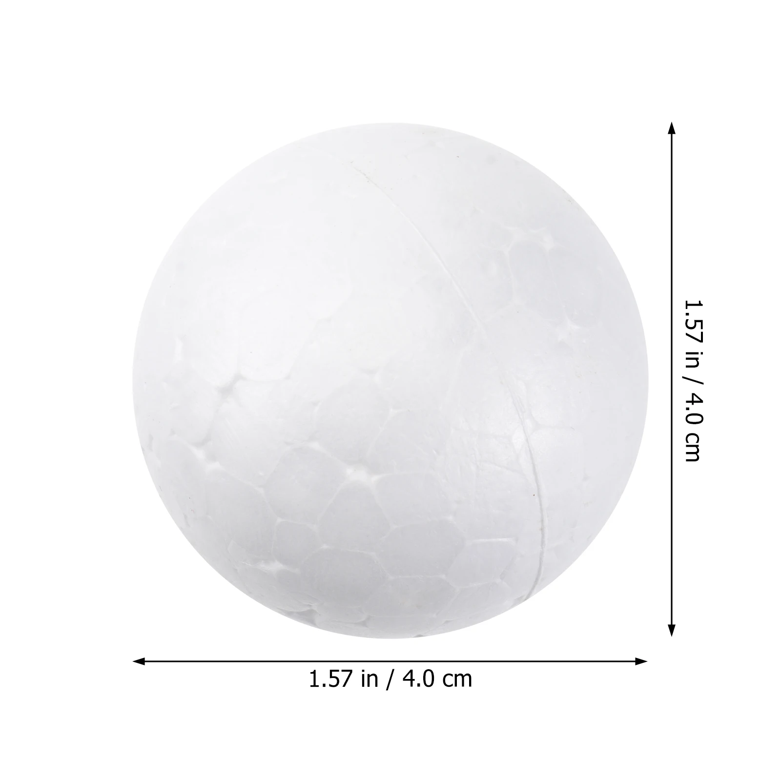 

Craft Foam Polystyrene Spheres White DIY Solid Round Craft Ball Decorations for Wedding Party Christmas Valentine