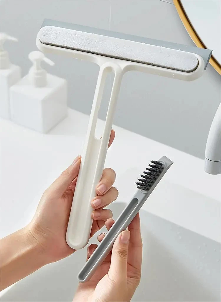 1pc Silicone Wiper Glass Scraper Car Windshield Cleaning Scraper Can Be Used To Clean Car Glass Windows Bathroom Kitch