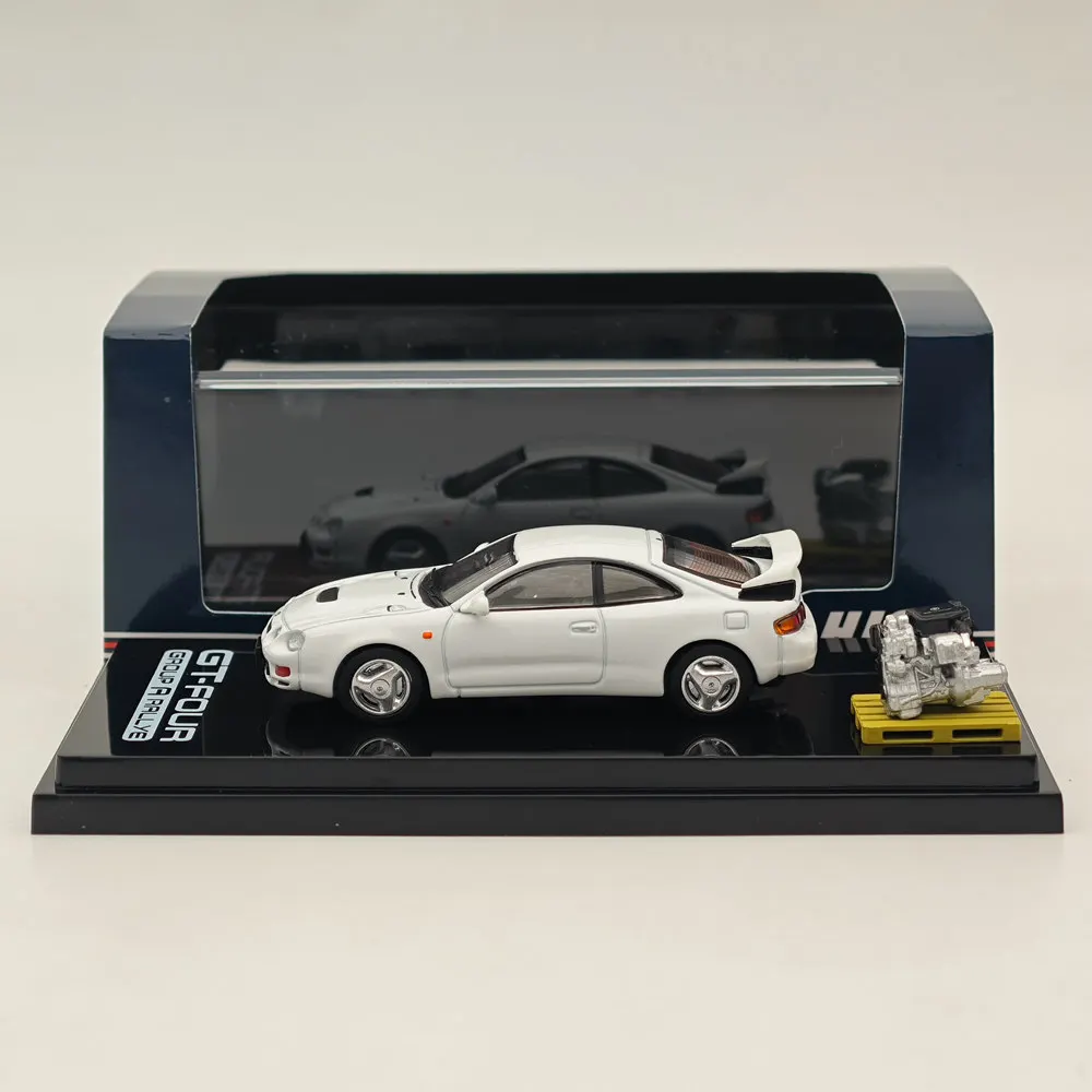 

1/64 Хобби Япония для CELICA GT-FOUR WRC Edition (ST205) с двигателем HJ 641064 Литые модели AW, коллекция автомобилей, игрушки в подарок