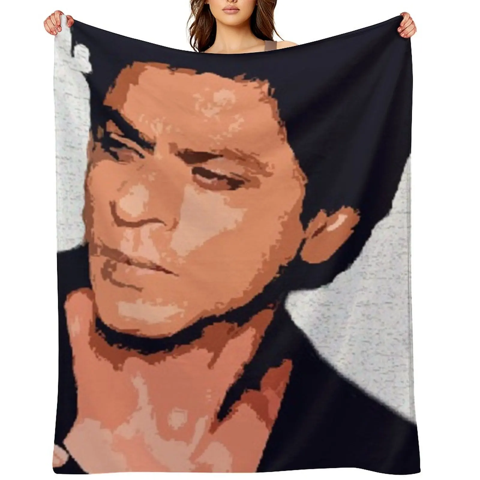 

shahrukh khan Throw Blanket Bed linens Polar Luxury Thicken Blankets