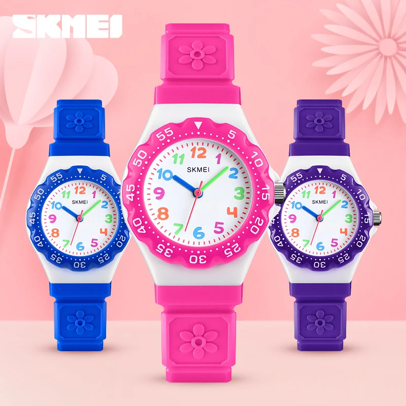 SKMEI Orologio da polso al quarzo per bambini impermeabile moda creativa per ragazze dei ragazzi Personalità all'aperto Wtatches per bambini Relogio Infantil