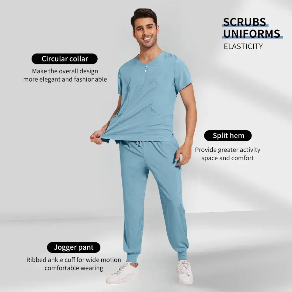 Scrubs Women Beauty SPA Uniform Pet Clinic Store Veterinary Dentistry Work Clothes Set High-quality Medical Nurse Uniform Unisex