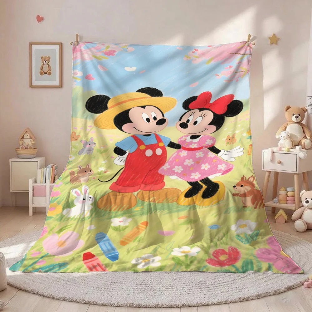 Home and Decoration Cute Fashion Throw Blankets for Beds/sofa M-Minie mouse Blanket for Camping/Traveling Blanket Best Gifts - view 5