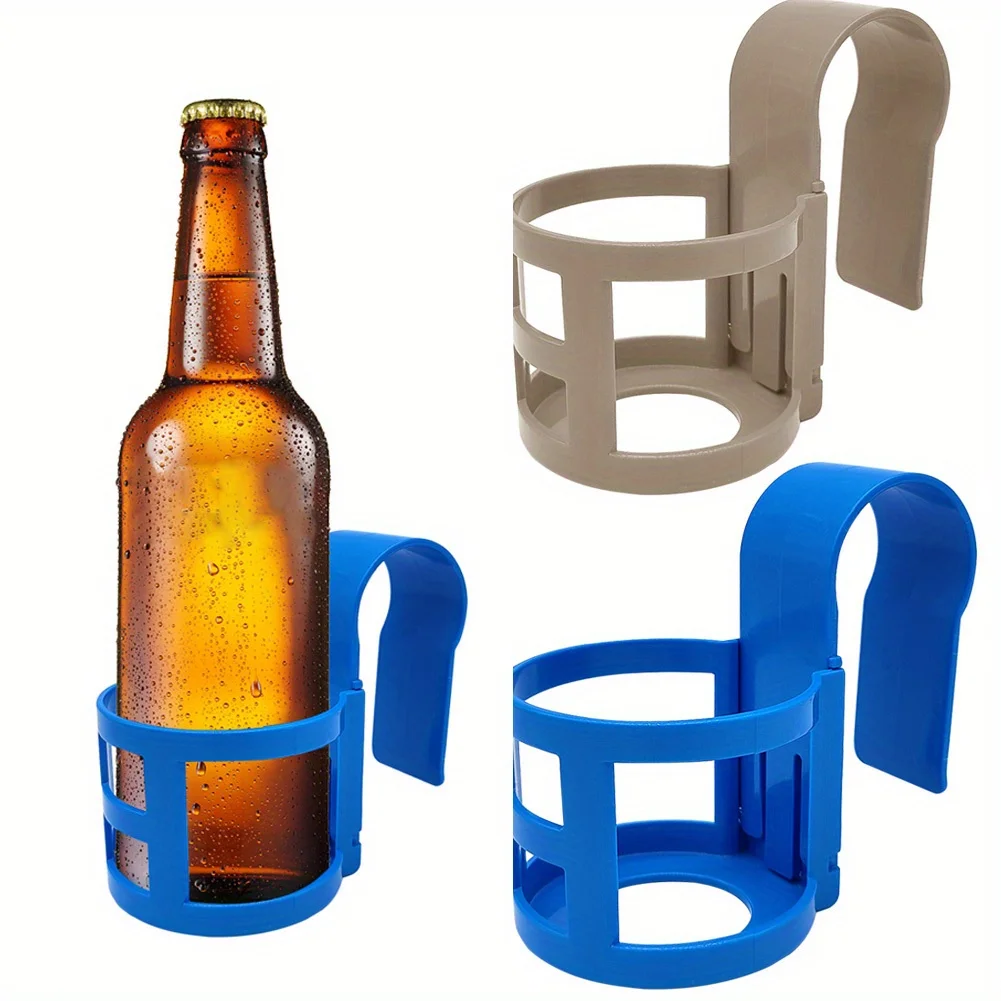 1PC Pool Water Cup Hanging Holder Container Hook for Outdoor Swimming Pool Side Beverage Beer Water Bottle Storage Rack