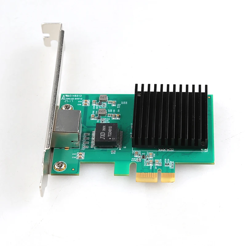 1 Port PCIe 10G Ethernet Network Card  PCIe4.0-1X 10G RJ45 Lan Card for Realtek8127(PXE) Multi-Gigabit Network Speeds