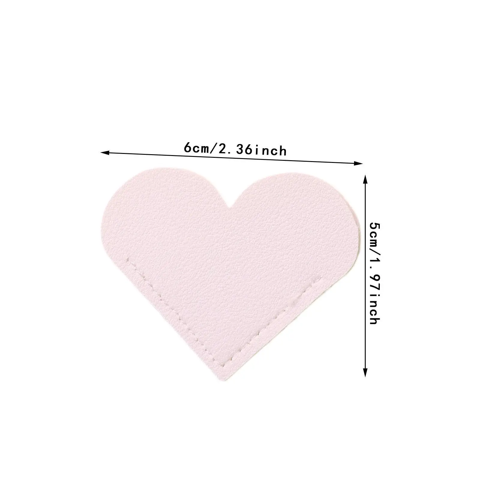 Закладка в форме сердца из искусственной кожи в форме сердца, маркер для чтения ручной работы, милая закладка для страниц для офиса, девочек, детей, студентов, книжный клуб