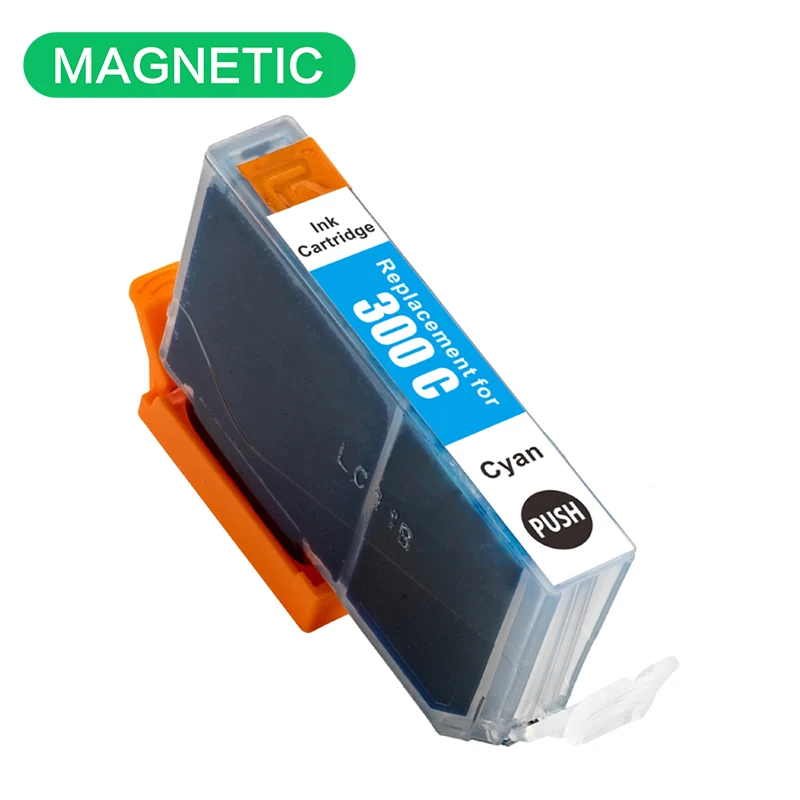 Magnetic PFI300 PFI-300 PFI 300 Premium Compatible Color Inkjet Ink Cartridge for Canon imagePROGRAF PRO-300 Printer