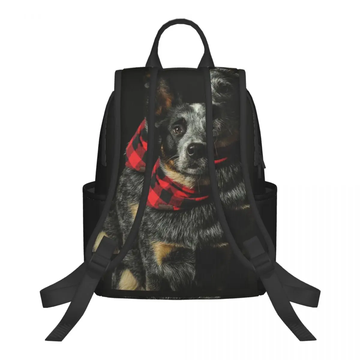 Australian Cattle Dog (4) Student Backpack School Bag Hiking Travel Daypack for Men Women Bookbag Shoulder Bags