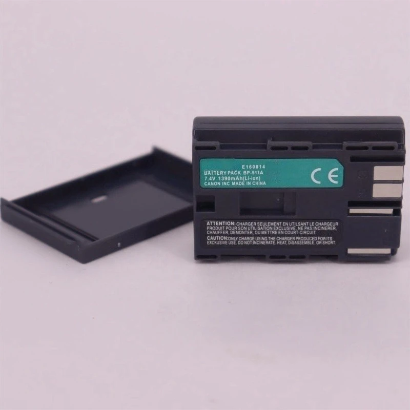 كامل فك التشفير BP-511A بطارية لكانون 5D 50D 40D 30D 1390mAh استبدال كاميرا DSLR بطارية BP-511 BP-511L BP-512