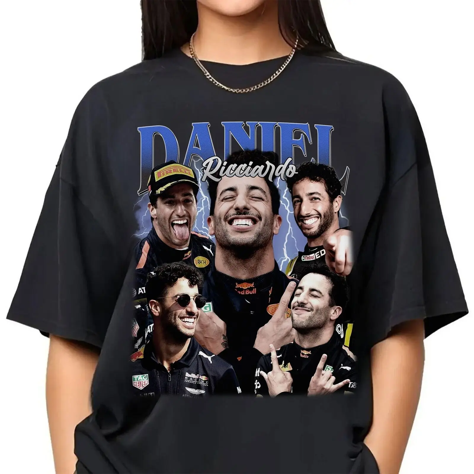 Limited Daniel Ricciardo Vintage T-Shirt Gift For Woman and Man Unisex T-Shirt