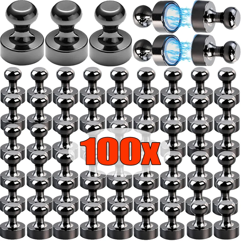 Mini Strong Magnetic Pushpins DIY Crafts Whiteboard Fridge Magnet Map Thumbtacks Office Classroom Kitchen Decoration Push Pins