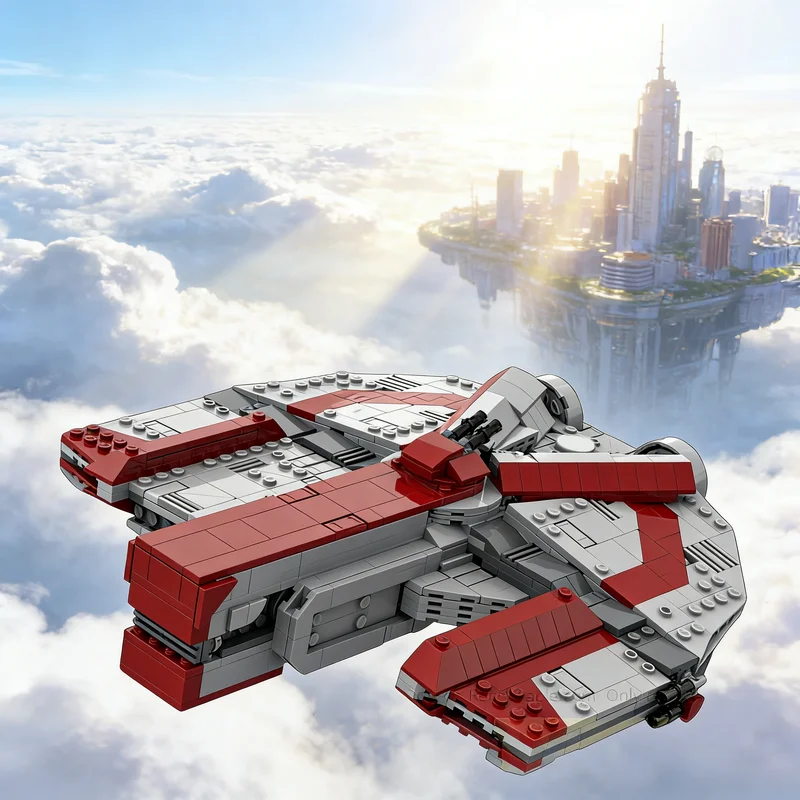 

714PCS MOC Space Battle Ebon Hawk Model Building Blocks DIY Creative Assembly Bricks Display Gift Collectible Decoration Home
