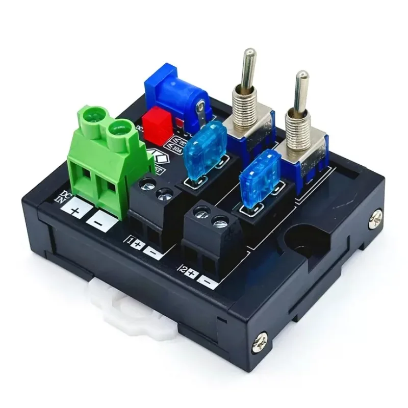 For 2/4/6/8/12/16 Channel DC DC Button Switch with Fuse, Indicator Light