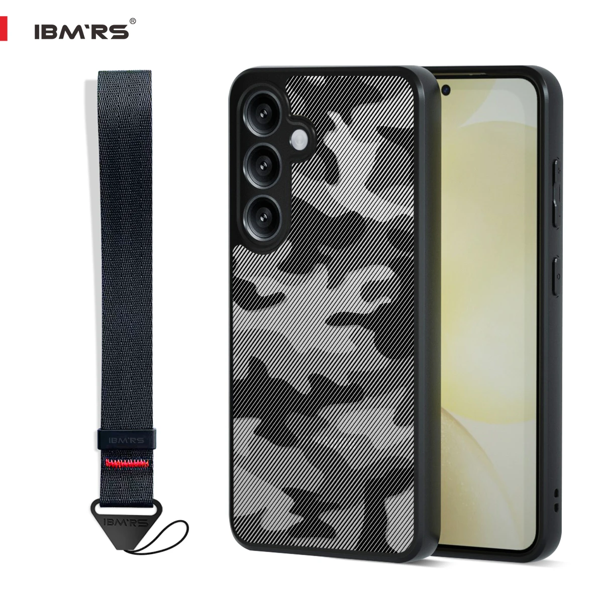 

for Samsung S23 Plus S24 Plus S25 Plus Case, Camouflage Shockproof with Strap, Hybrid Protection for Large Screen Phone