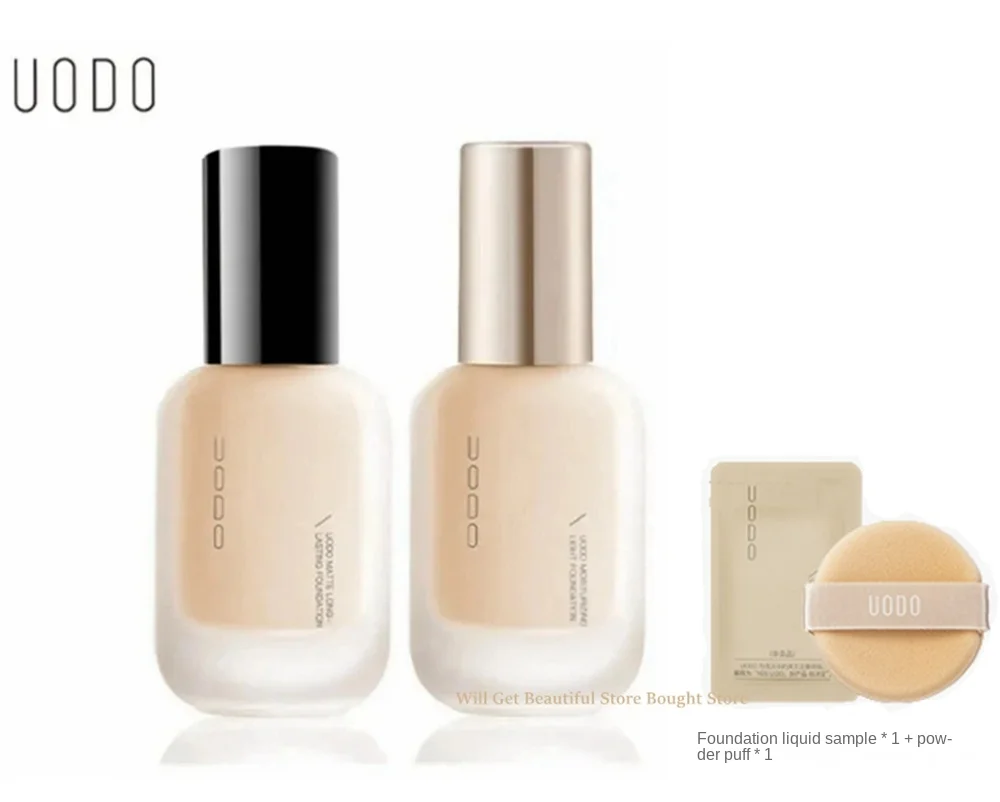 UODO Liquid FoundationConcealerLong-lastingBb CreamFlawless Skin for A Lasting Bright Dry To Oily Skin30ml  Free Shipping