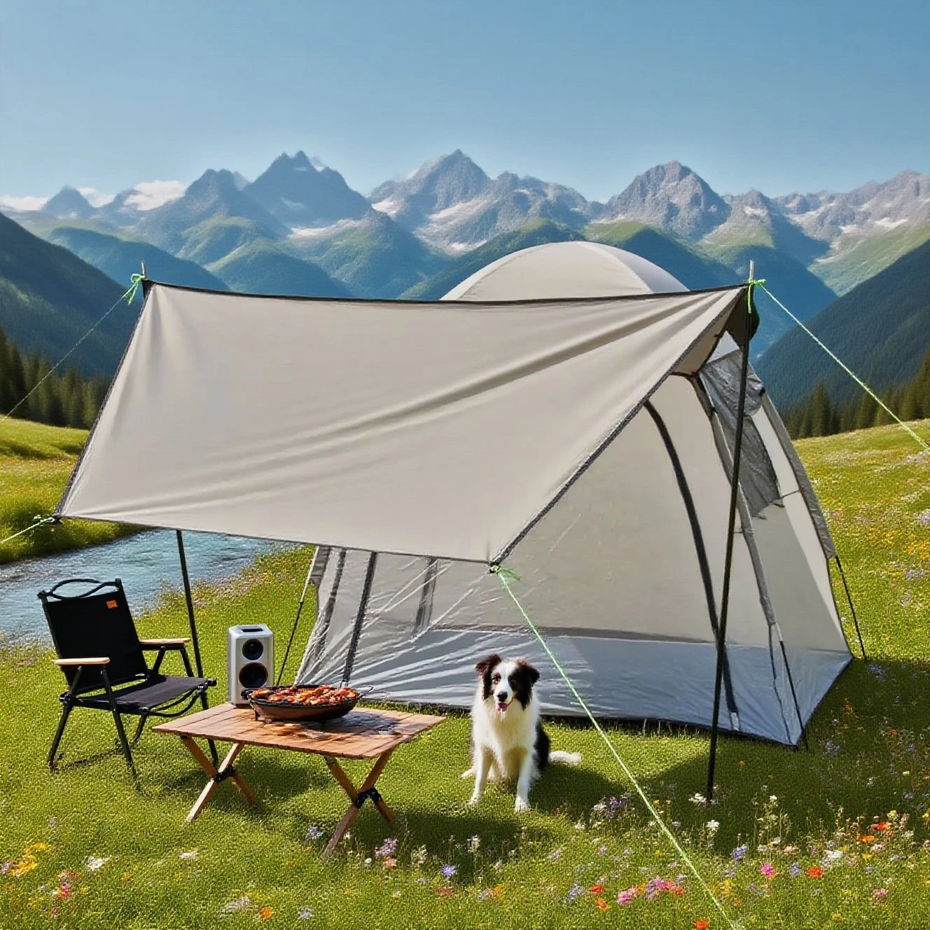 Transparent PVC Bubble Sports Tent - All-Weather Clear Shelter with Canopy for Outdoor Events & Game Watching