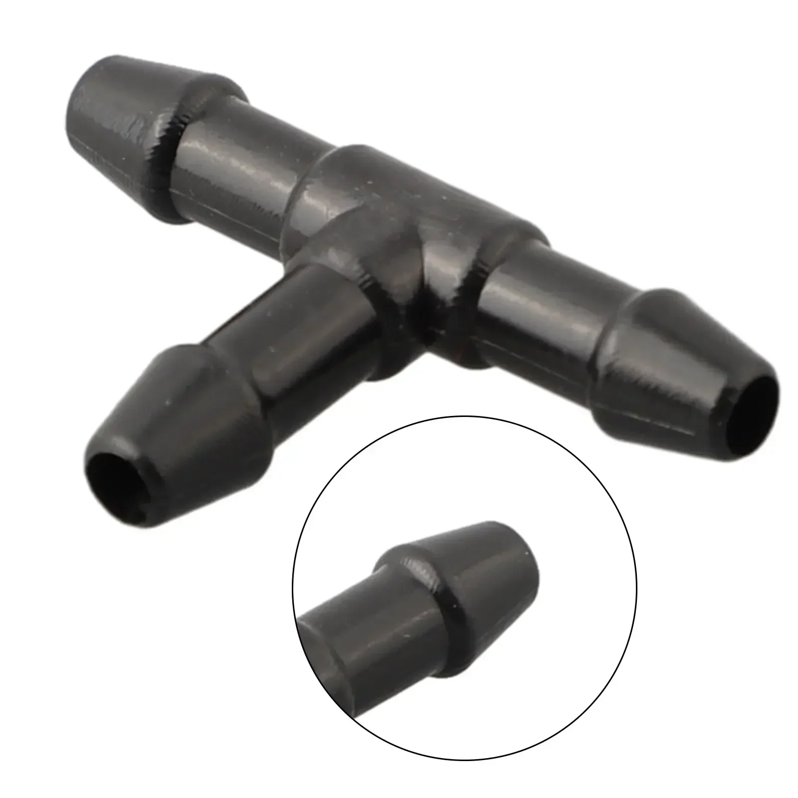 Practical Kit Splitter Fittings Windshield Black Easily Install Part Quickly Cleaning Replacement Washer Hose Connector