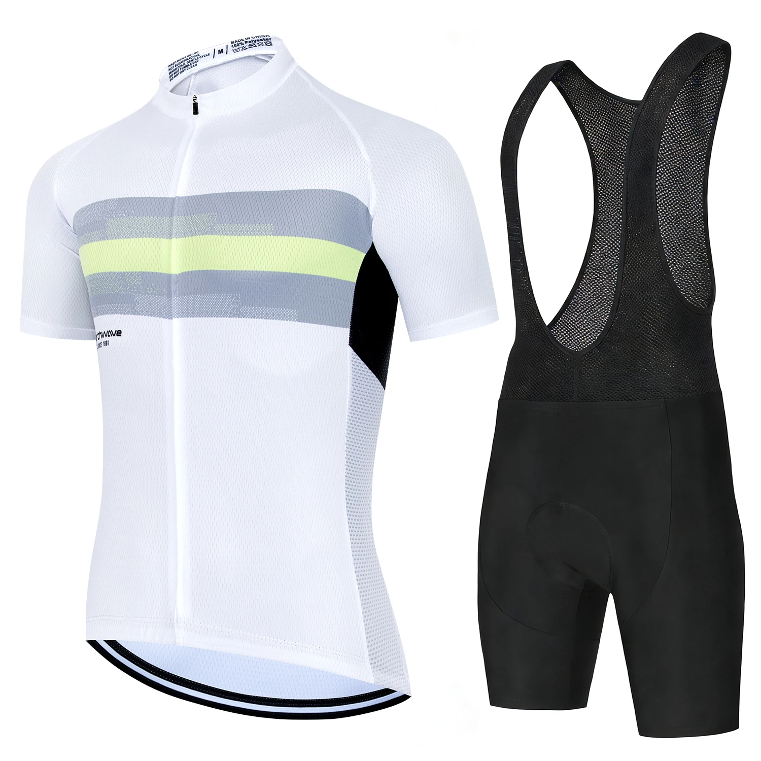 Conjunto de Ropa de Ciclismo Tricuta para Hombre, Jersey de Ciclismo, Pantalones Cortos con Tirantes para Bicicleta de Montaña, Ropa para Ciclismo de Carretera