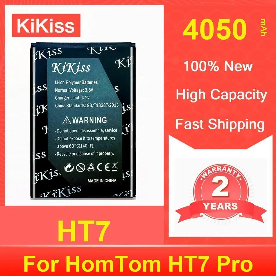 

Kikiss Battery 4050Mah HT7 For Homtom Pro
