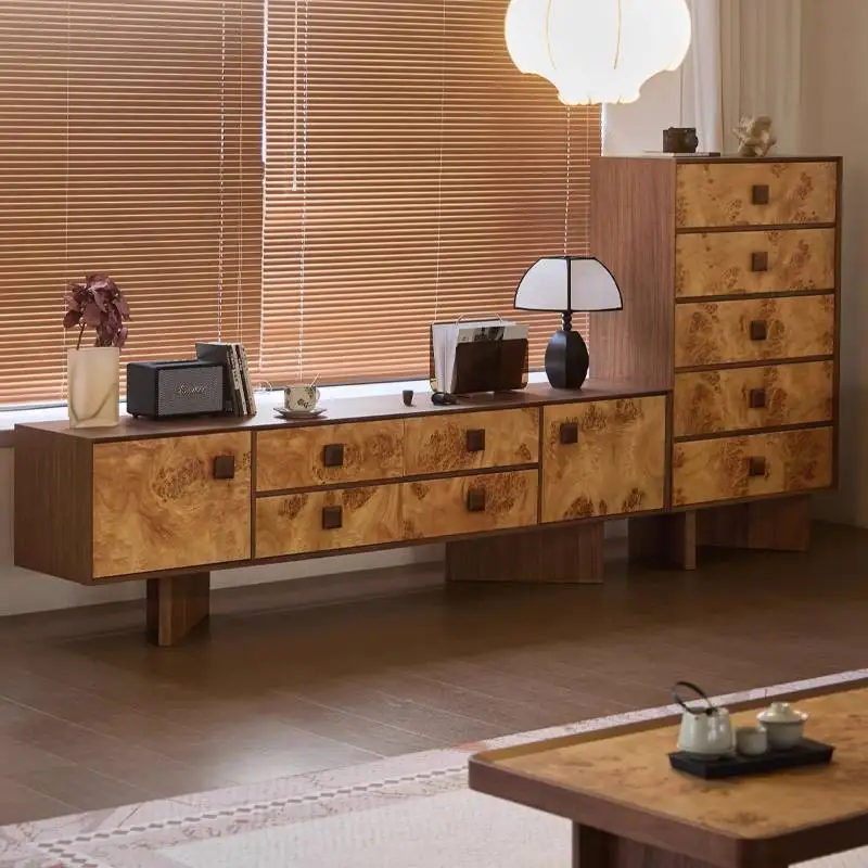 

For Living Room Storage Designer Walnut Tv Cabinet Luxury Nordic Unique Drawers Modren Tv Cabinet Furniture Home