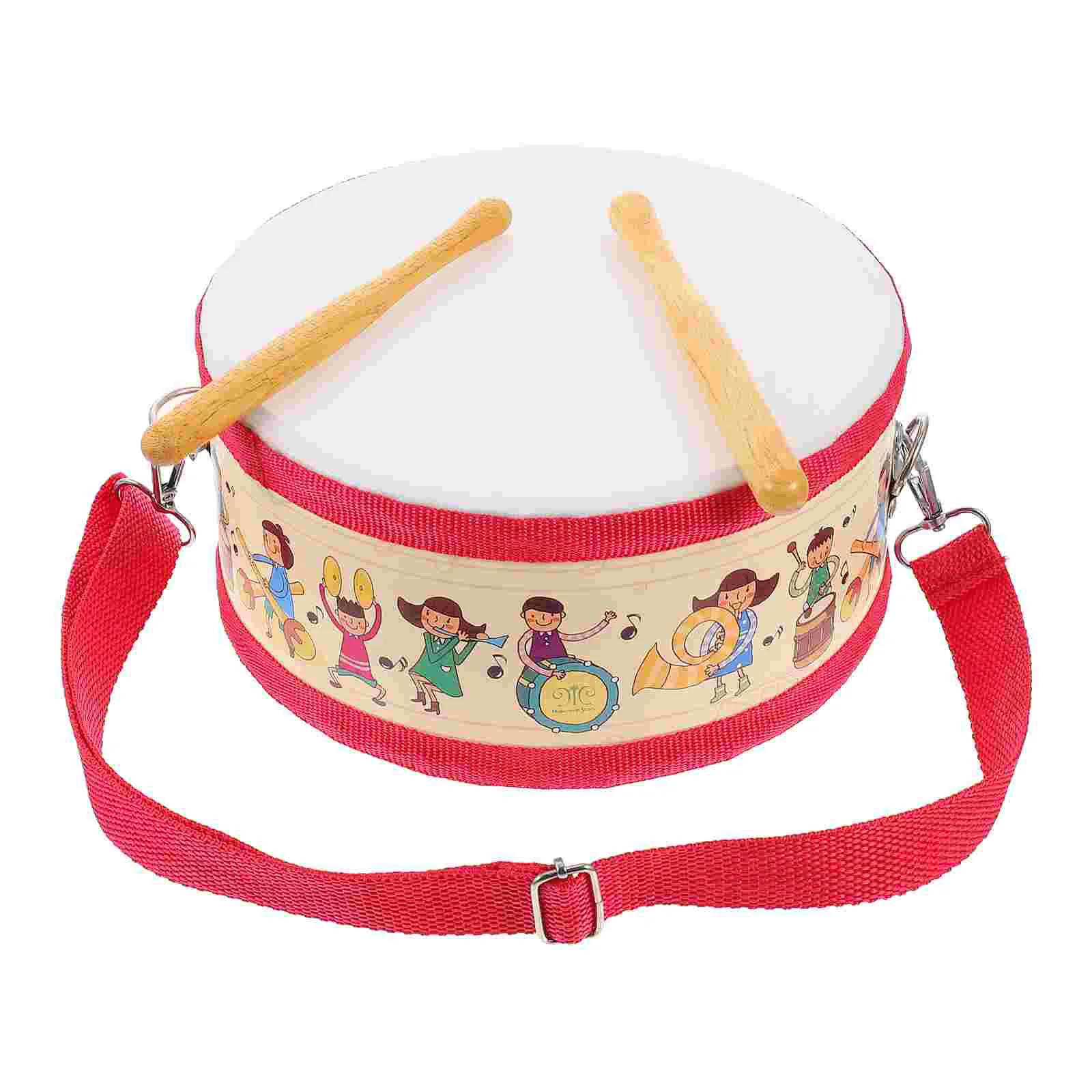 Snare Drum für Kinder, Musikspielzeug, Cartoon-Instrumente, bunt, für Kinder, zum Klopfen