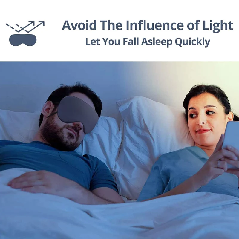 แผ่นปิดตาเพื่อการนอนหลับที่ผ้าปิดตา Relief ความเหนื่อยล้าของดวงตาแผ่นปิดตาที่ระบายอากาศได้สองด้านเหมาะกับทุกเพศ