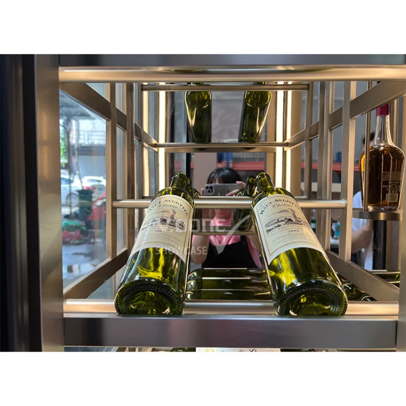 

Customize.Custom Home Bar Furniture LED-Lit Constant Temperature Wine Cabinet Living Room