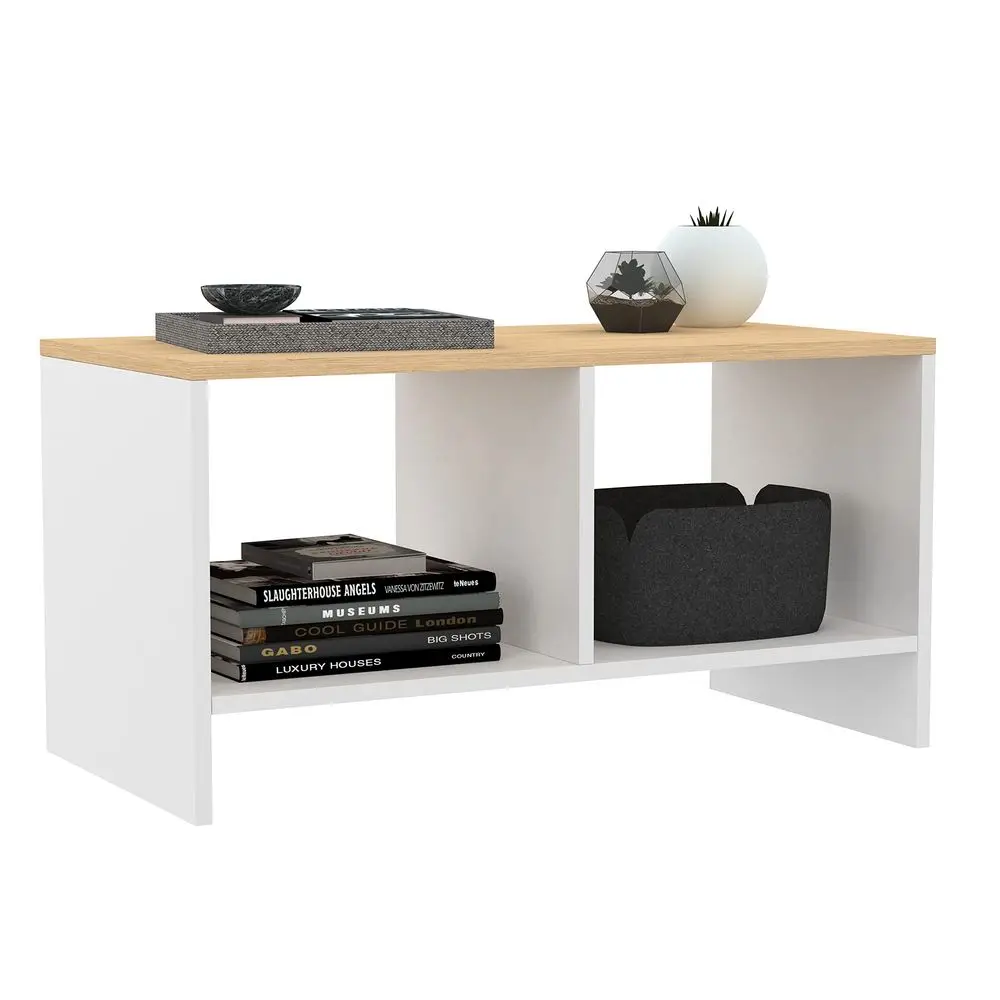 Mesa Auxiliar Inteligente, Mesa Minimalista para Sala y Recámara, Ideal como Mesa de Café, Mesa de Noche o Mesa Lateral, Medidas 41.6x40x80