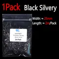 1Pack Black Silvery