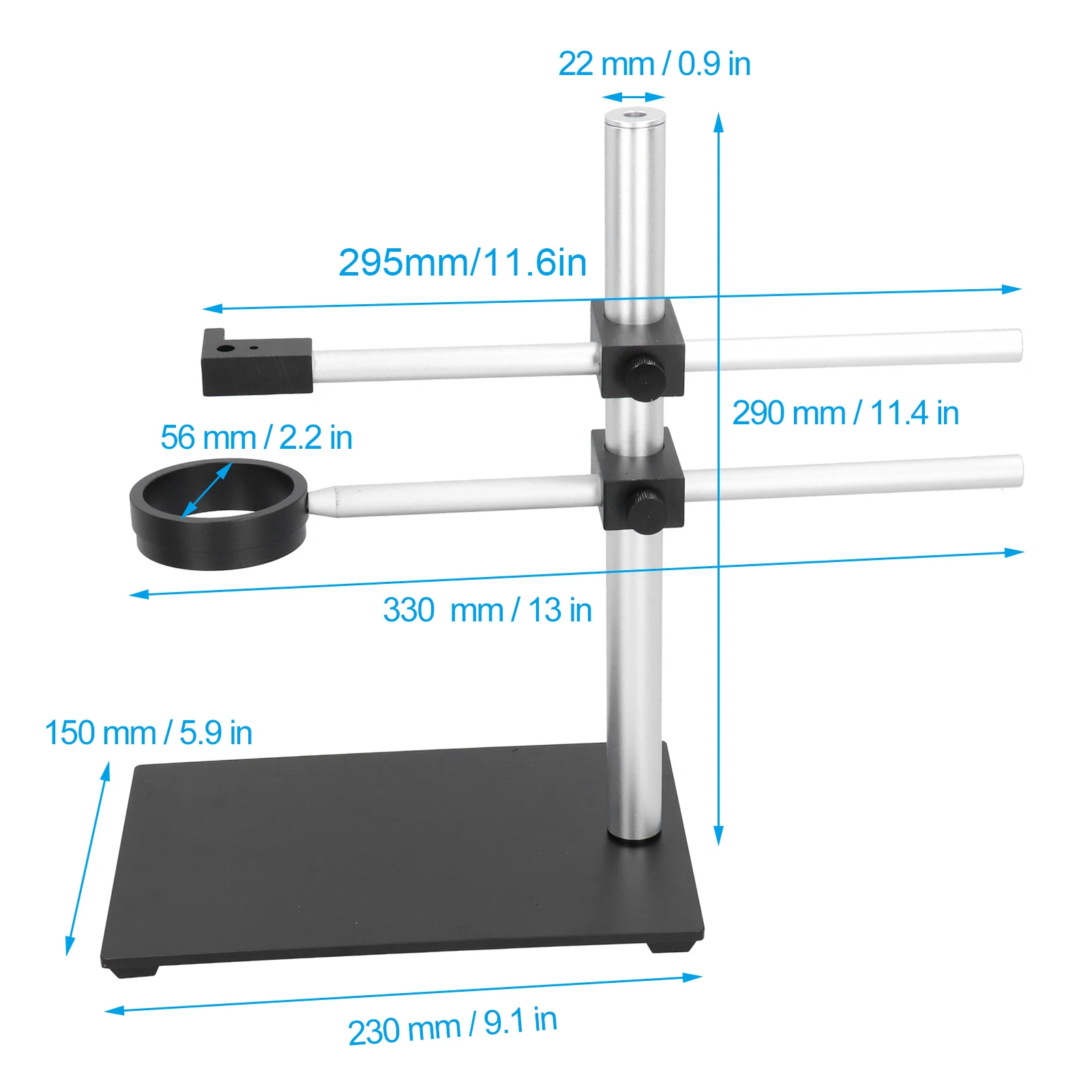 Mikroskop z kamerą przemysłową USB Cyfrowy Stojak Podstawa Uchwyt Podpórka Biurkowa