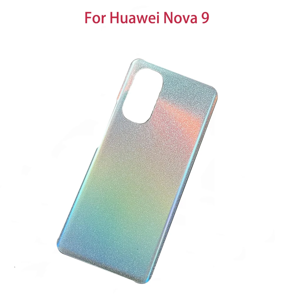 AAA Quality Back Glass For Huawei Nova 9 NAM-AL00 LX9 Back Battery Cover Rear Door Housing Case With Camera Lens Repair Parts