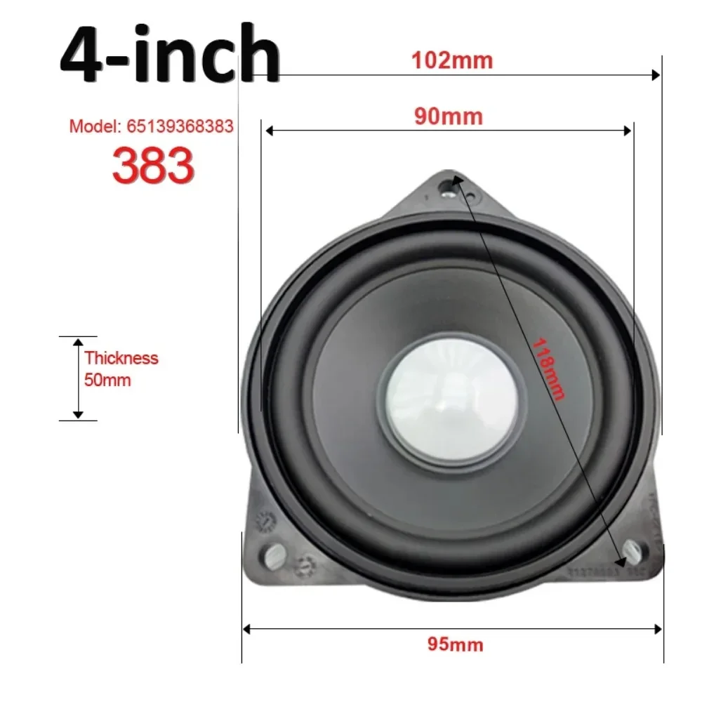 4 Inch For BMW E81 E87 E89 E90 E91 Series Midrange Speaker Center Dashboard Loudspeaker Accessories 65139368383