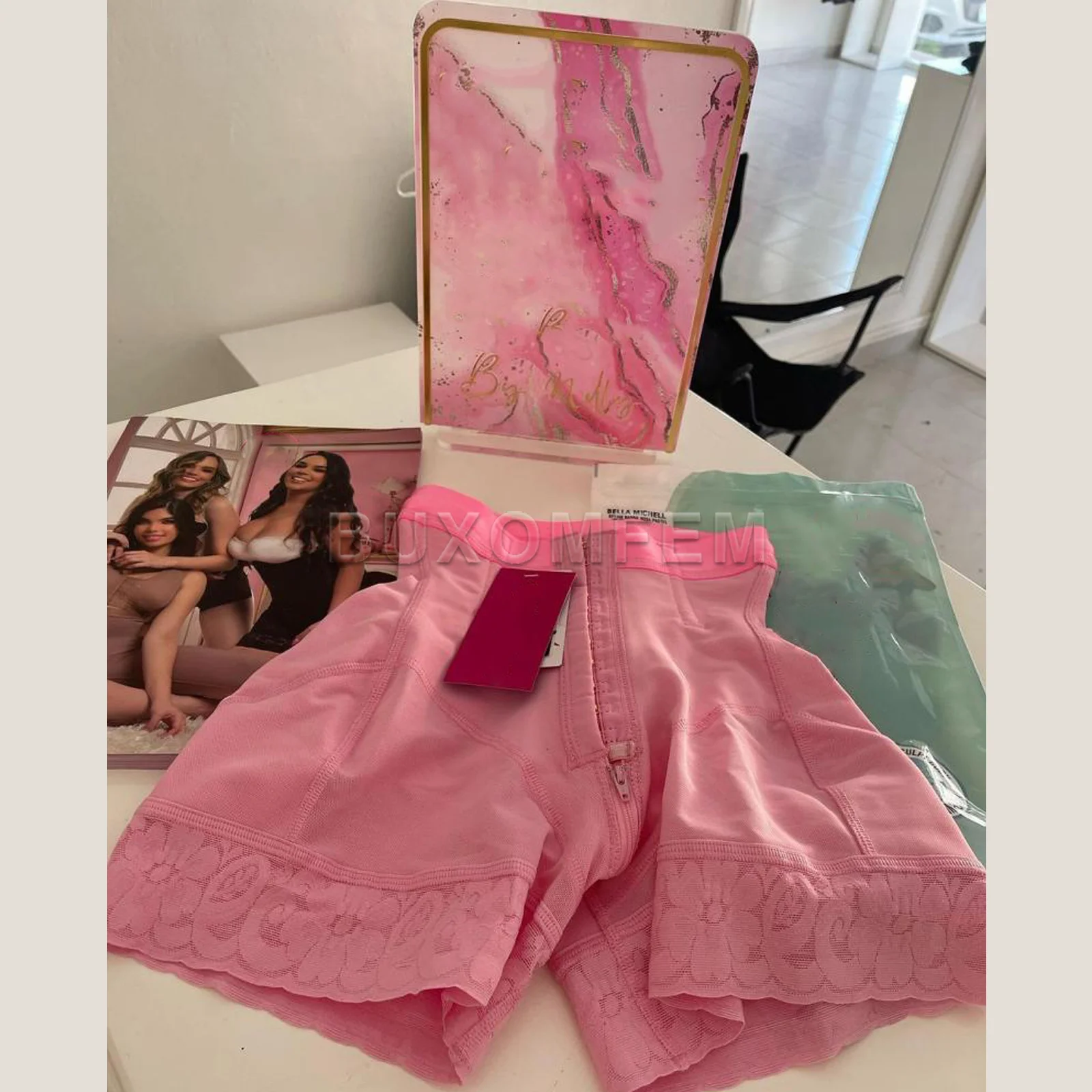 

Нижнее белье пуш-ап с высокой талией, шорты, плотные трусики с подтяжкой ягодиц, облегающее моделирующее корректирующее белье, нижнее белье с крючками для глаз