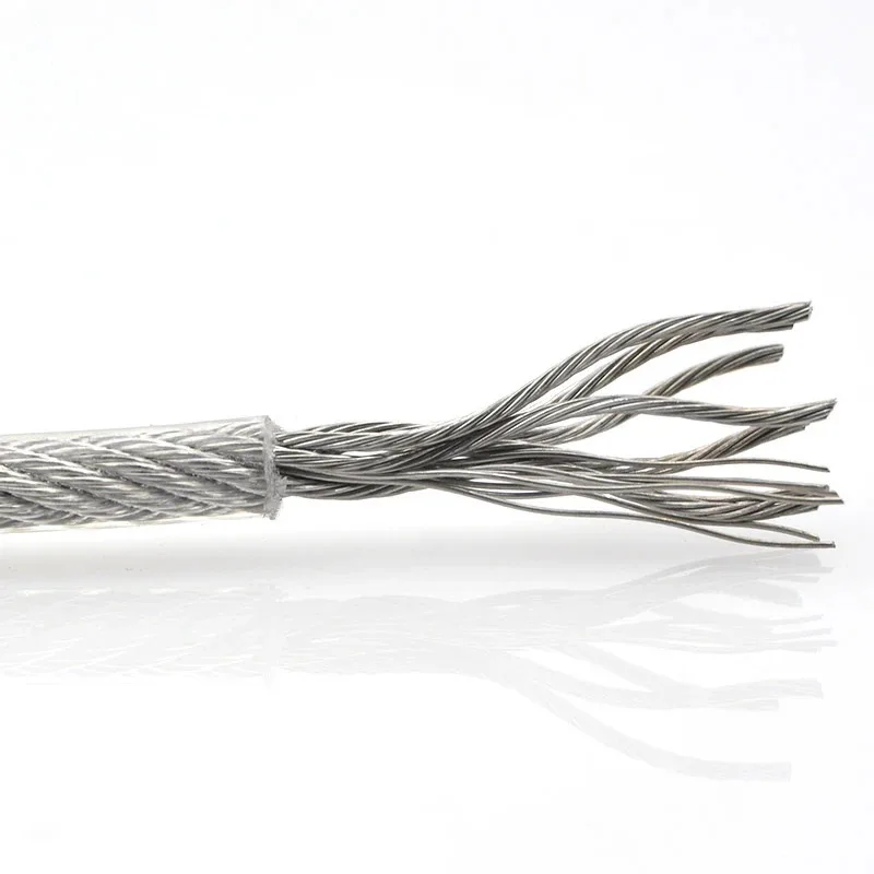 Picture 4: 1-20M 0.38mm-16mm PVC Coated Steel Wire 304 StainlessSteel Stranded Wire Rope Soft Cable Transparent Stainless Steel Clothesline